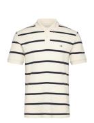 Striped Polo Cream GANT