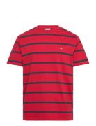 Striped Ss T-Shirt Red GANT