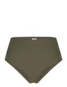 Luna High-Waisted Shaping Cheeky Bikini Bottoms Green Hunkemöller