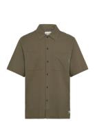 Relaxed Fit Short Sleeve Seersucker Shirt Green Scotch & Soda