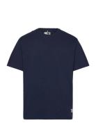 Dane Organic T-Shirt Navy Fat Moose
