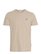 Cfemmet Tee With Embroidery Beige Casual Friday