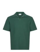 Regular-Fit Textured Polo Shirt Green Mango