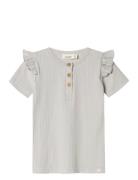 Nmffleura Ss Slim Top Lil Grey Lil'Atelier