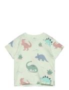 Cotton Dinosaur T-Shirt Green Mango