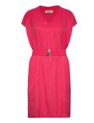 Ridley Twill Viscose Dress Pink MOS MOSH