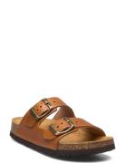 Sl Alex Leather Cognac Brown Scholl