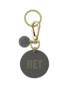 Key Ring Grey Design Letters