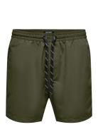 Onsted Life Short Swim Noos Green ONLY & SONS