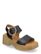 Platform Sandal Black Gabor