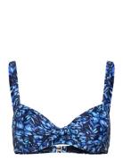 Bahamas Bikini Wire Bra Blue Abecita