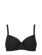 Bikinibra Underwire Grace Wavy Black Damella Of Sweden