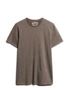 Raw Edge Slub T Shirt Grey Superdry
