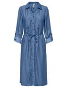 Onlcharis Life Ls Bel Shirt Dress Cc Wvn Blue ONLY