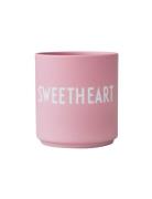 Favourite Cups - Danish Words Pink Design Letters