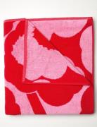 Unikko Bath Towel 70X150 Cm Red Marimekko Home