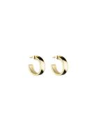 Striped Candy Earrings 16Mm Black Design Letters