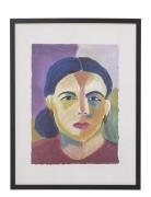 Mariella Illustration W/ Frame Black Bloomingville