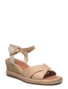 Women Sandals Beige Tamaris