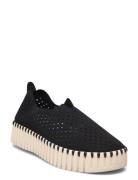 Tulip Slip-In On Plateau Sole Black Ilse Jacobsen