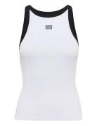 Gzdrew Contrast Logo Tank White Gestuz
