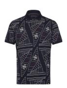 Sailing Aop Reg Polo Navy Tommy Hilfiger