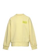 Light Organic Allisa Sweatshirt Yellow Mads Nørgaard