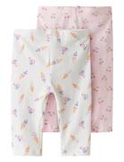 Nmfvivian 2P Aop Capri Legging White Name It