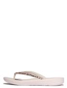 Iqushion Multi-Crystal Ergonomic Flip-Flops Pink FitFlop