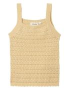 Nmfhope Strap Knit Top Lil Yellow Lil'Atelier