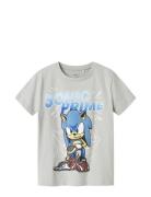 Nkmaron Sonic Nreg Ss Top Box Sky Grey Name It