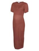 Mlanli June 24 Jrs Midi Dress 2F Brown Mamalicious