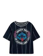 Nmmariz Stitch Nreg Ss Poly Top Wdi Navy Name It
