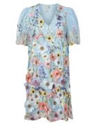 Yasflowering Ss Dress New - Show Blue YAS