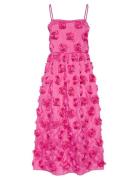 Yasrossie Strap Midi Dress - Ka Event Pink YAS