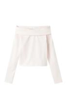 Nlfnove Ls Offshoulder Top Pink LMTD