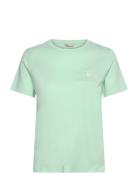 Reg Tonal Shield Ss T-Shirt Green GANT