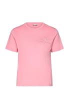 Reg Tonal Shield Ss T-Shirt Pink GANT