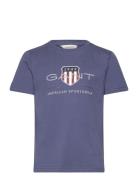 Archive Shield Ss T-Shirt Blue GANT