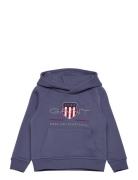 Archive Shield Raglan Hoodie Blue GANT