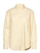 Rel Luxury Oxford Striped Bd Shirt Yellow GANT