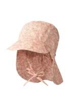 Sun Hat Woven Tonga Pink Wheat