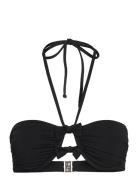 Beau Ruched Underwire Bra Black Seafolly