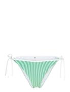String Side Tie Bikini Green Tommy Hilfiger