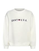 Shield Usa C-Neck Sweat White GANT