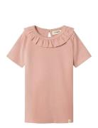 Nmflalo Tan Ss Slim Top Lil Pink Lil'Atelier