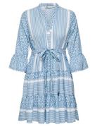 Onlathena Life 3/4 Short Dress Wvn Noos Blue ONLY