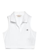 Slim Pique Top White GANT
