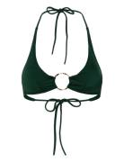 Sables - Unwired Wireless Triangle Bra Swimsuit Green Etam