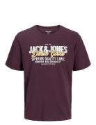Jjelogo Tee Ss O-Neck 2 Col Aw25 Sn Red Jack & J S
